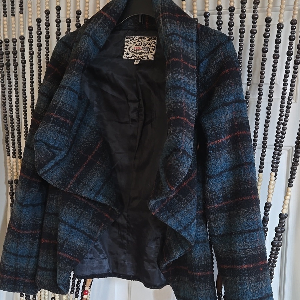Retro Pink Martini Jacket with Cowl Neck - Picture 13 of 13